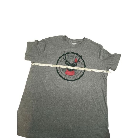 Old Navy Unisex  Soft Graphic Tee Deer Pong Tee Sz M NWT - Picture 5 of 6